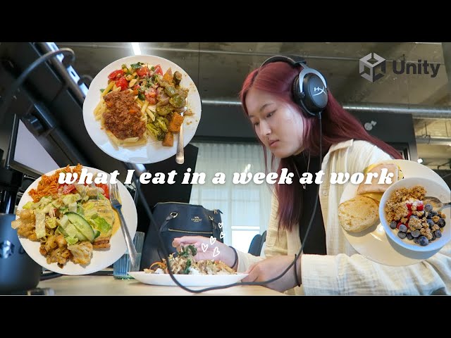 What I Eat in a Week at the UNITY MONTREAL Office | PM Intern at Unity