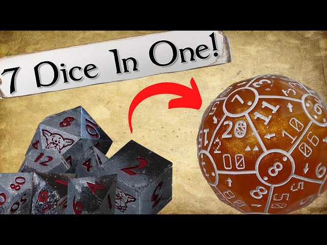 7 RPG Dice in A Single Die? - One Die to Roll Them All