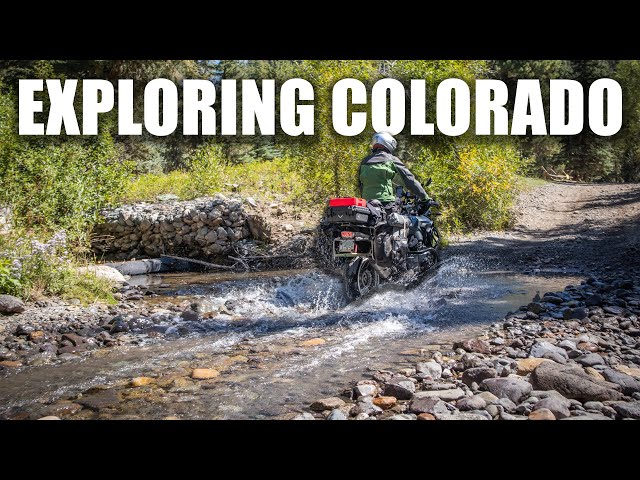 ADV Motorcycle Ride-  Beautiful and Challenging Colorado