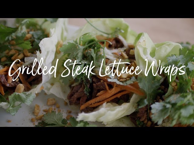 Grilled Steak Lettuce Wraps