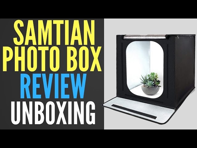Samtian Photo Light Box Review, Unboxing, and Setup. Better than AmazonBasics Studio for eBay?