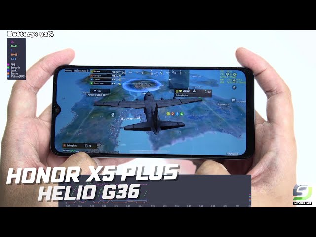 Honor X5 Plus test game PUBG Mobile | Helio G36