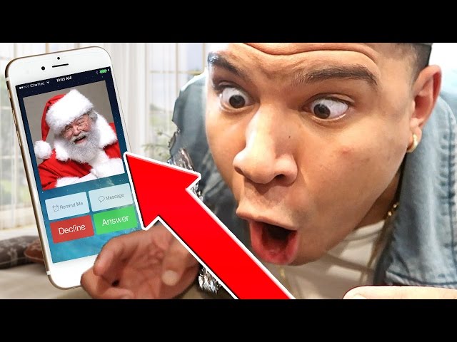 5 CALLING SANTA CLAUS!!! HE ACTUALLY ANSWERED OMG!!! Videos