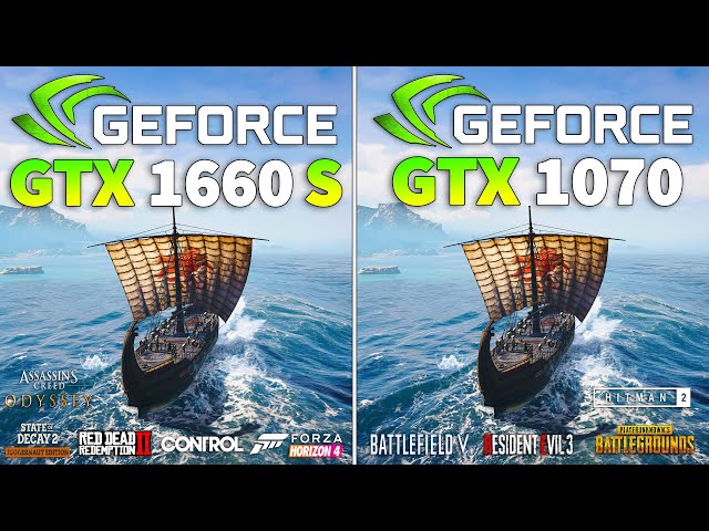 GTX 1660 SUPER vs GTX 1070 Test in 9 Games