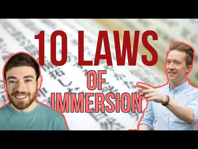 The 10 Laws of Effective Immersion w/ @storylearning