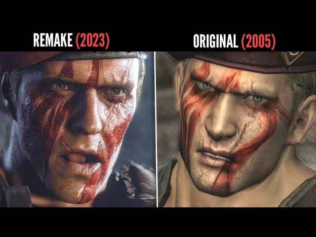 MAJOR KRAUSER VS LEON - Full Fight Comparison in Resident Evil 4: Original vs Remake Editions...