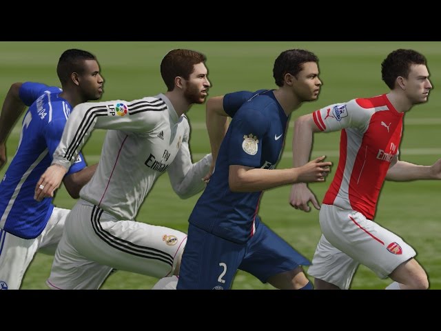 FIFA 15 Speed test | Fastest Centre Backs in FIFA