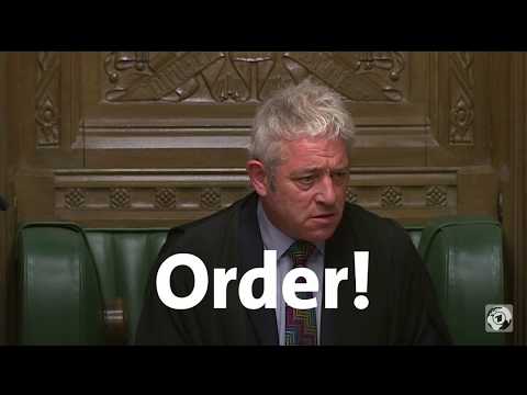 Order! Speaker John Bercow sorgt im House of Commons für Ordnung