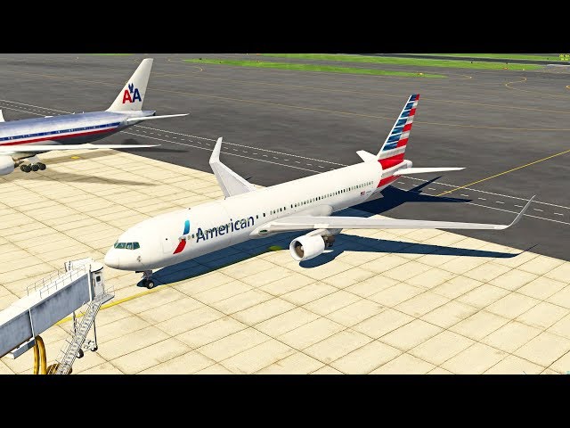 X-Plane 11 - Miami to Bahamas (MIA to NAS) 767 American Airlines LIVE STREAM Come Fly With Me!