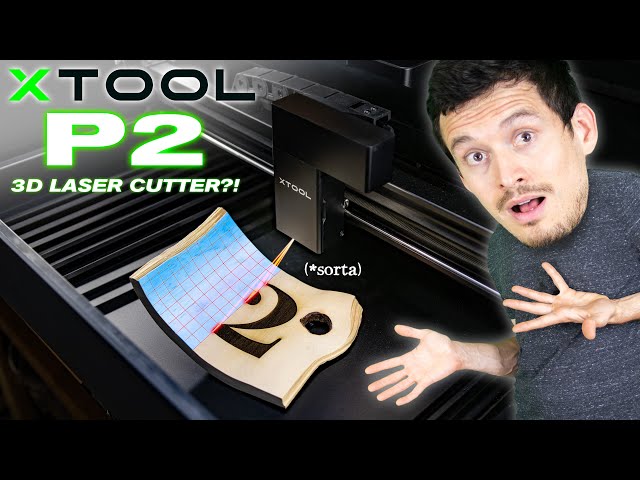 3D Engraving with the xTool P2 CO2 Laser Machine