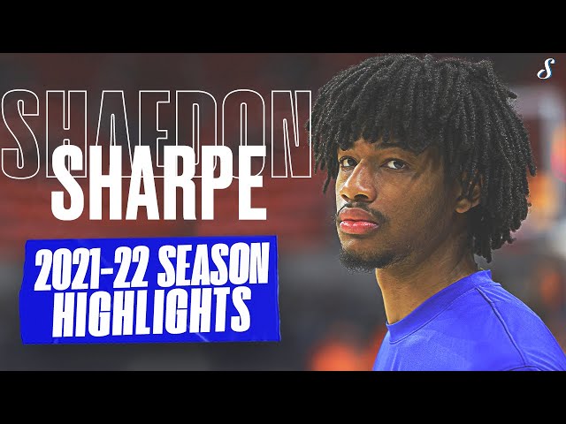 Kentucky's Shaedon Sharpe 2021-22 Season Highlights