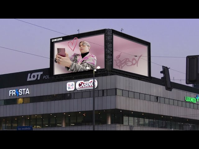 Samsung x Żabson – pierwszy spot 3D DOOH w Polsce | Samsung Polska