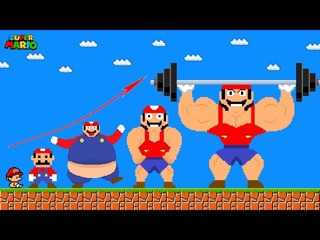Evolution of Super Mario: Growing Up Compilation!