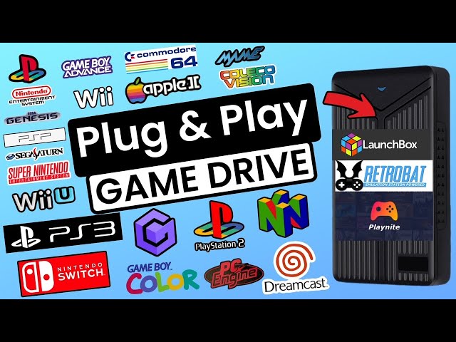 INSANE 5TB Plug & Play PC Gaming Game Drive | RetroBat PlayNite Launchbox w/ Over 60K Games?!