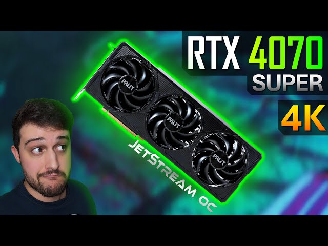 RTX 4070 SUPER - The 4K Gameplay Tests!