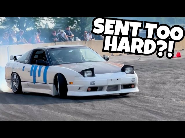 FIRST DRIFT EVENT IN MY RESTORED PROJECT 240SX
