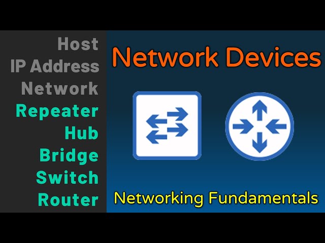 Hub, Bridge, Switch, Router - Network Devices - Networking Fundamentals - Lesson 1b