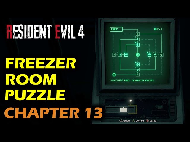 Freezer: Electronic Lock Power Puzzle | Resident Evil 4 Remake