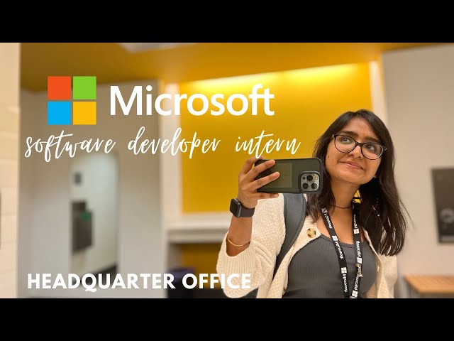 A day in the life of Microsoft Software Engineer Intern - Washington, USA