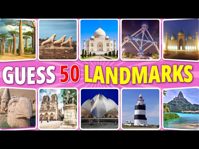 Guess the Landmark and Guess the Country Quiz