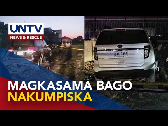 2 abandonadong SUV sa Pampanga, iniimbestigahan kaugnay ng Alitagtag drug bust – PNP