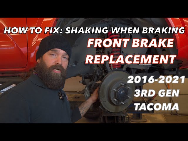 Shaking when braking / How to fix front Brakes on 2016-2021 3RD Gen Tacoma / Auto Advice