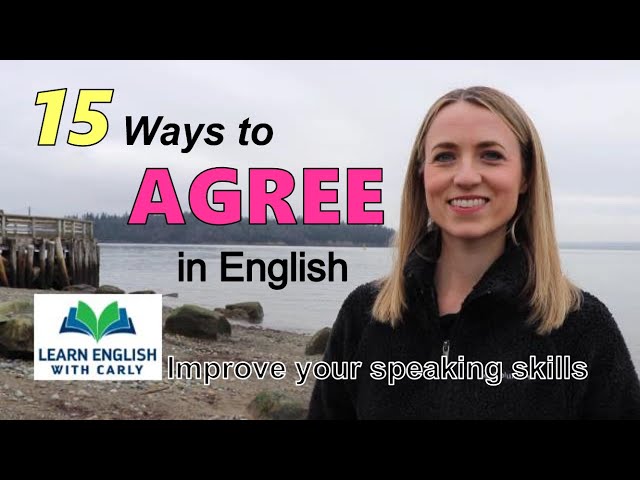 👍 English Speaking: 15 ways to AGREE in English 👍 Improve your SPEAKING #agree #englishconversation