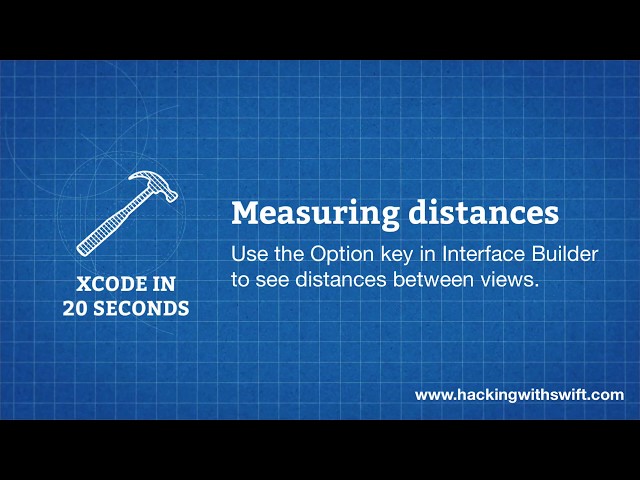 Xcode in 20 Seconds: Measuring distances