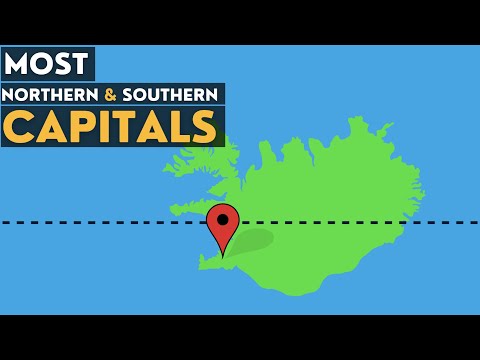 What are the world's most southern & northern capital cities?