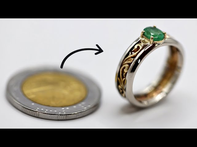 coin for jewelry - how to make ring out of coin