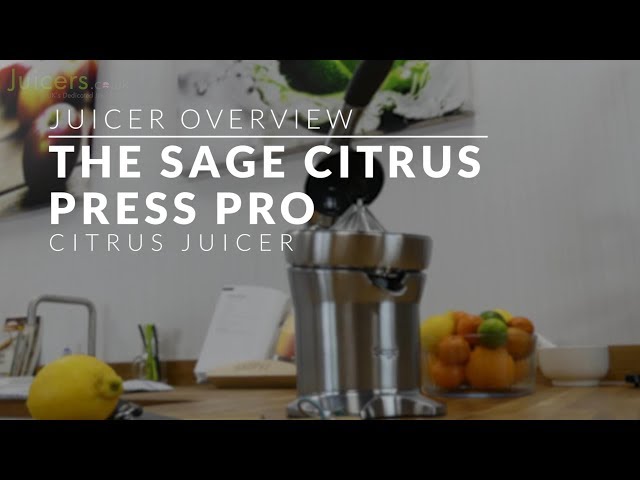 Sage The Citrus Press Pro Juicer | Juicer Overview