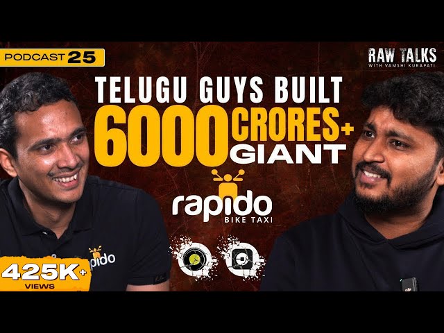 Raw Talks with @Rapidobike  Co-founder Arvind Sanka | Telugu Business Podcast -25