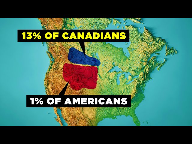 Why the US Interior is VASTLY Emptier than Canada’s
