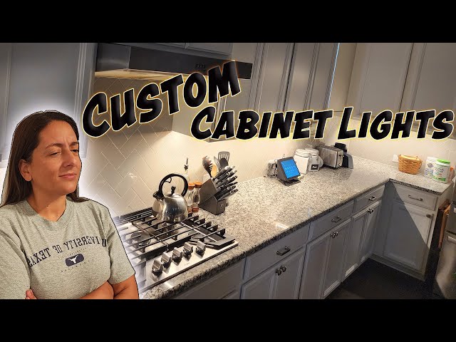 DIY Under Cabinet Lights (Wife Approved)