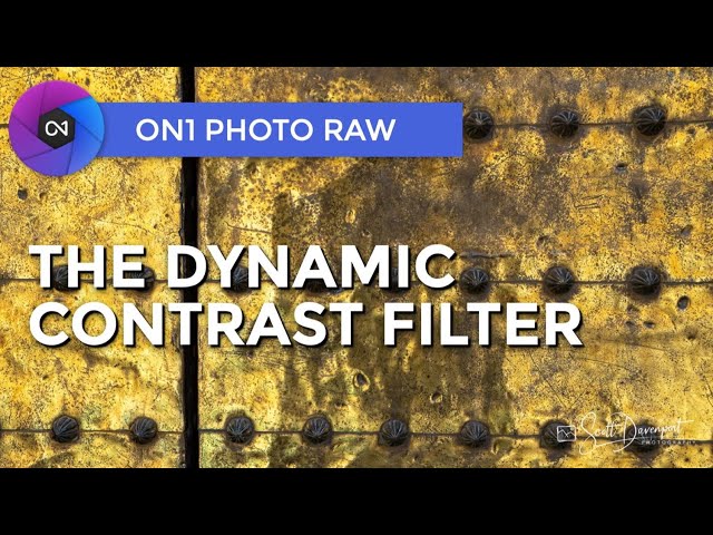 The Dynamic Contrast Filter - ON1 Photo RAW 2021