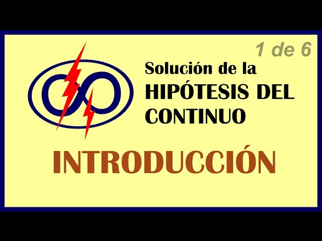 Solución de la Hipótesis del Continuo | 1 - Amg