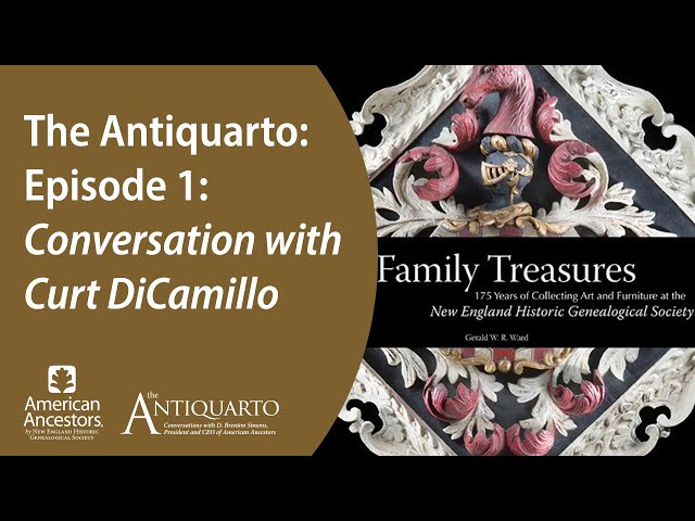 The Antiquarto: Episode 1, Conversation with Curt DiCamillo