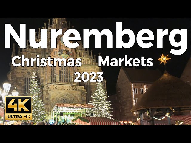 Nuremberg (Nürnberg) Christmas Markets 2023, Germany Walking Tour - With Captions