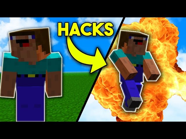 NOOBS vs A HACKING NOOB! (Minecraft)