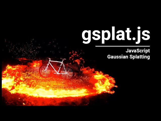 Announcing gsplat.js - a JavaScript Gaussian Splatting library