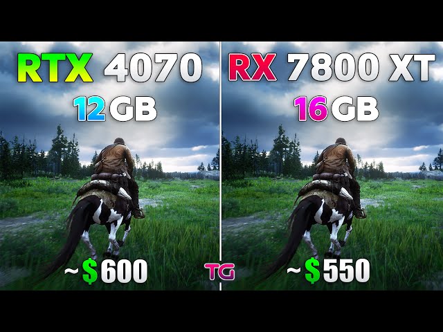RX 7800 XT vs RTX 4070 - Test in 10 Games l Ray Tracing