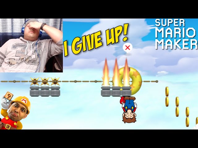 [HILARIOUS!] I F#%KING GIVE UP ON THIS!! [SUPER MARIO MAKER] [#23]