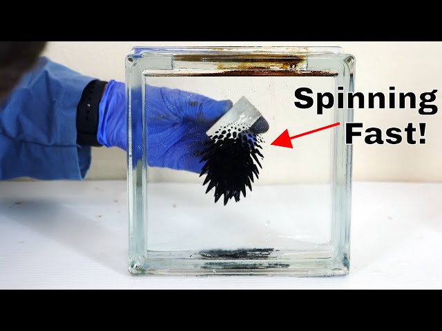 What Happens When You Spin Ferrofluid Super Fast?