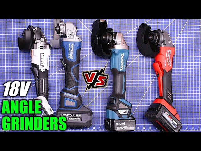 The Latest Angle Grinders from Milwaukee, Hart & Makita Dyno'd v Harbor Freight
