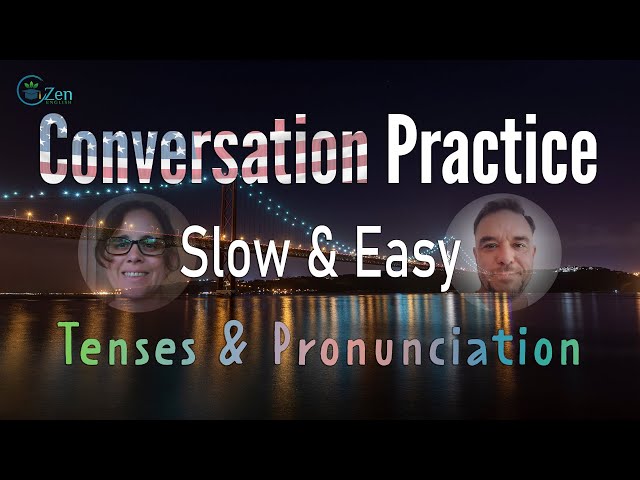 Easy English Beginner Conversation, Tenses & Pronunciation Practice, Learn While You Sleep