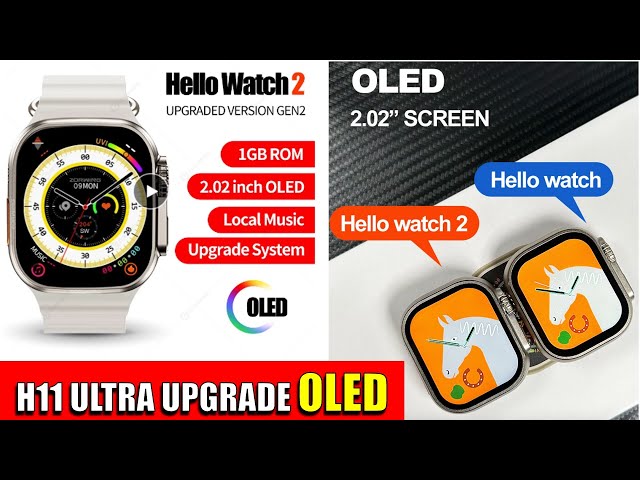 Is HELLO WATCH 2 Really OLED? Apple Watch ULTRA Clone