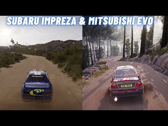 WRC Generations | Subaru Impreza & Mitsubishi Evo Legendary Cars | PS5 4k