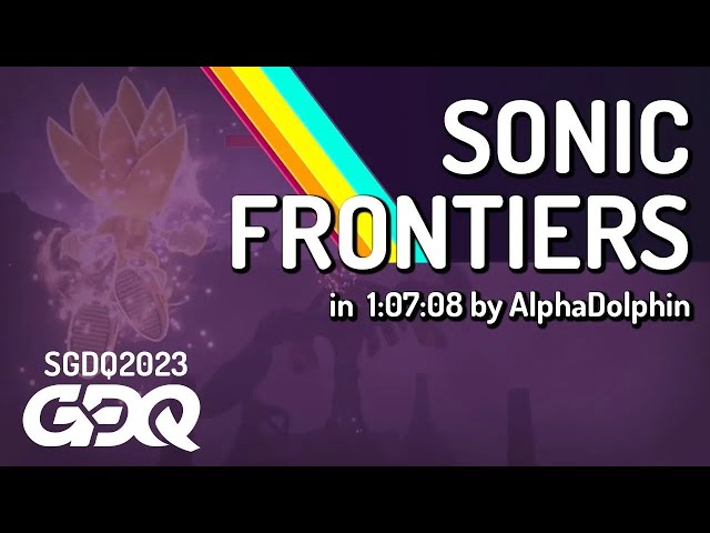 Sonic Frontiers by AlphaDolphin in 1:07:08 - Summer Games Done Quick 2023