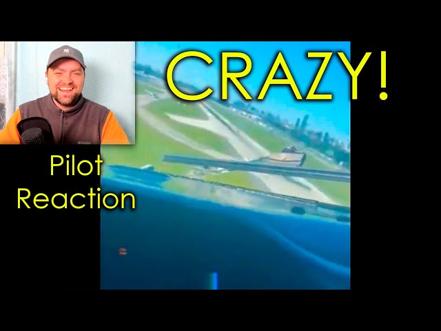 Pilot Reaction to B737 Crazy Mad Unstable approach and Landing in Buenos Aires