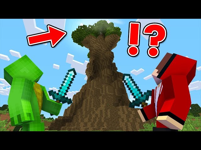 Climbing The World's Biggest Tree in Minecraft
